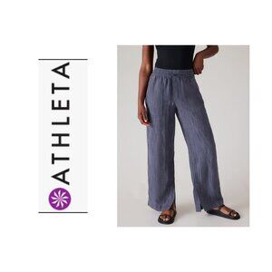Retreat Linen High Rise Wide Leg Pant L